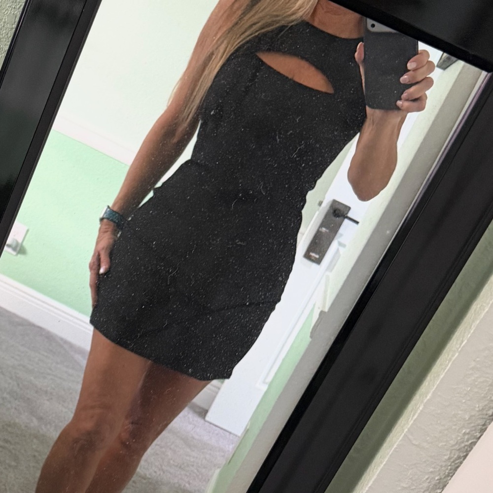 Black Cutout Bodcon Dress